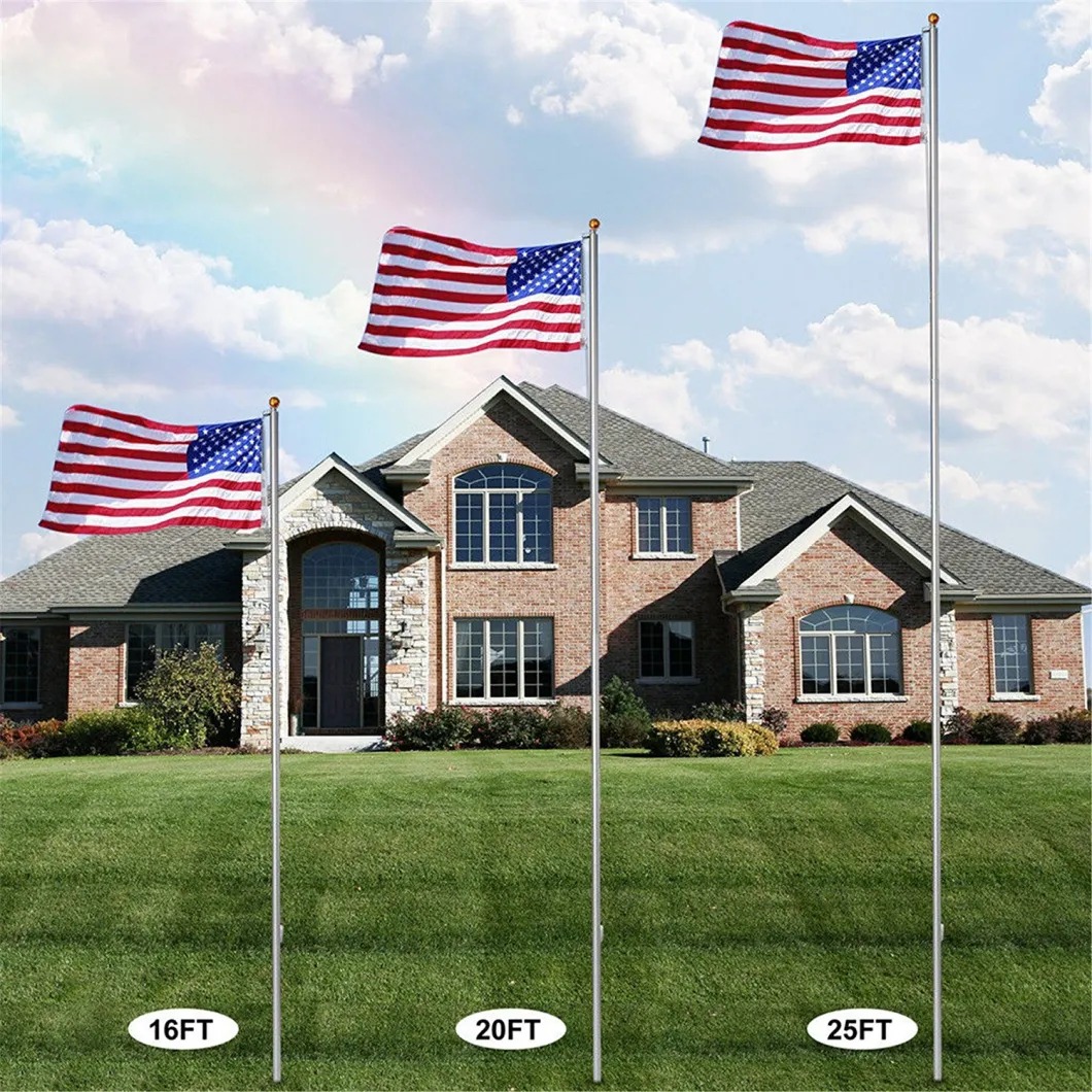 Outdoor Hanging 6m Fiberglass Pole for Flying Flags Banner (M-NF31P05001)